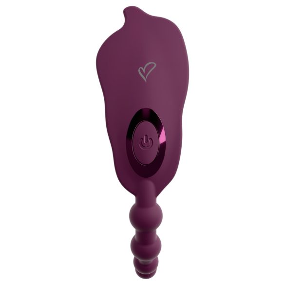 Beau Coeur Ariva - 3în1 vibrator chiloți (mov)