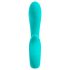Beau Coeur Naira - vibrator pentru punctul G și clitoris - silicon verde