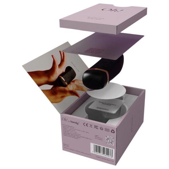 The Handy Oh! - ResoTouch vibrator (negru)