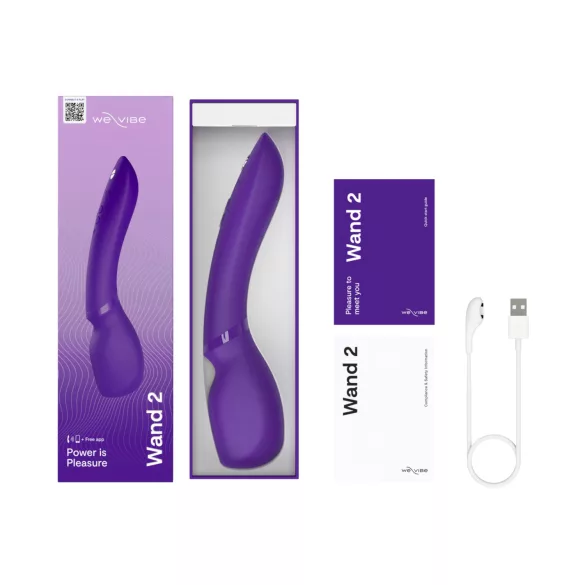 We-Vibe Wand 2 - vibrator de masaj controlat prin aplicație