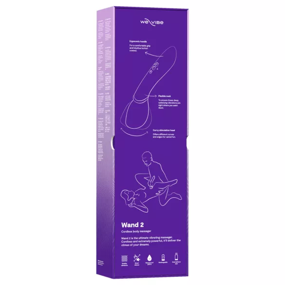 We-Vibe Wand 2 - vibrator de masaj controlat prin aplicație