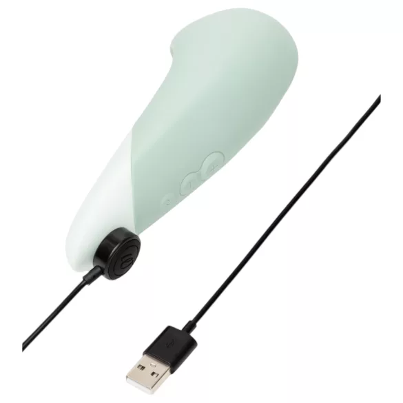 Womanizer Vibe - vibrator clitoridian - funcție specială - verde