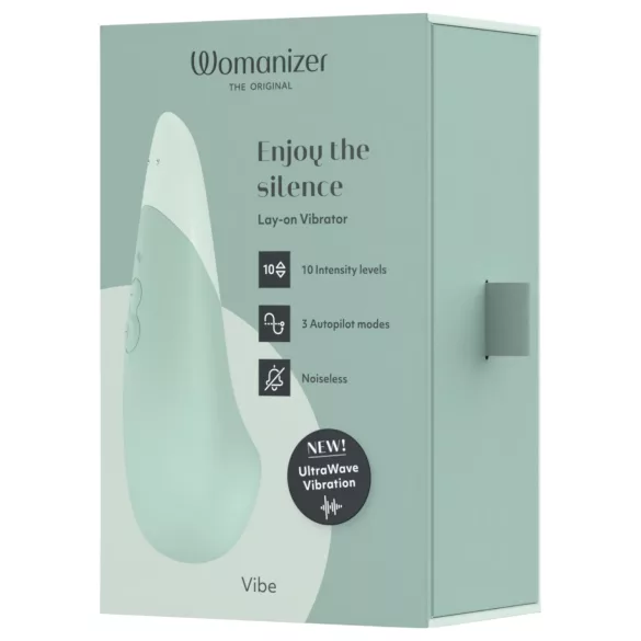 Womanizer Vibe - vibrator clitoridian - funcție specială - verde