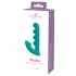 Beau Coeur Sylora - vibrator 2în1 cu bile - silicon verde
