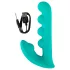 Beau Coeur Sylora - vibrator 2în1 cu bile - silicon verde