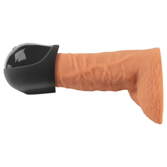Rebel - vibrator cap penian impermeabil - negru