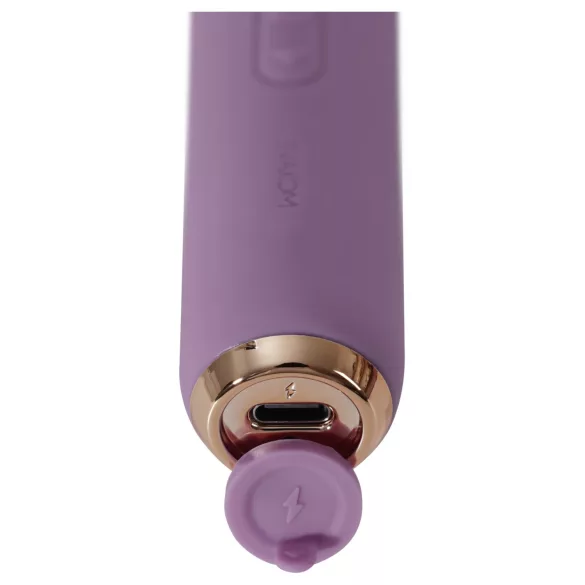 Svakom Mini Emma Neo - vibrator de masaj controlat prin aplicație (mov)