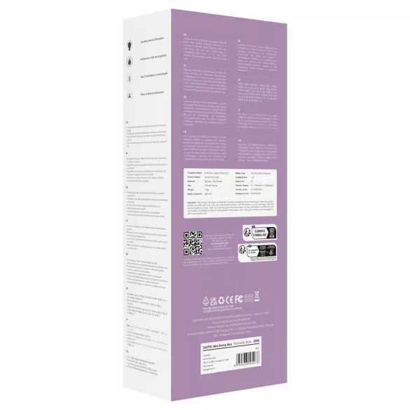 Svakom Mini Emma Neo - vibrator de masaj controlat prin aplicație (mov)