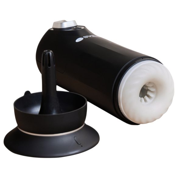 Snail Vibe Jet - Masturbator cu funcție de încălzire și mișcare de propulsare (negru)