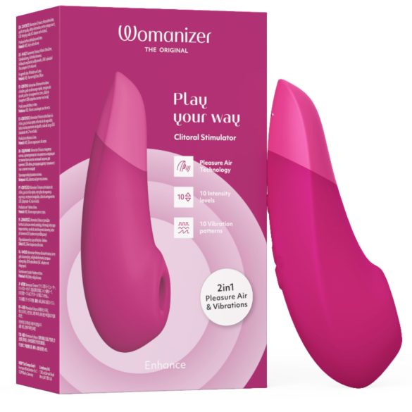 Womanizer Enhance - stimulator clitoridian cu unde de aer - roz