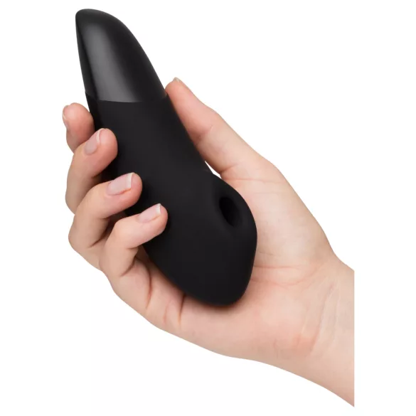Womanizer Enhance 2în1 stimulator clitoridian cu unde de aer + vibrator (negru)