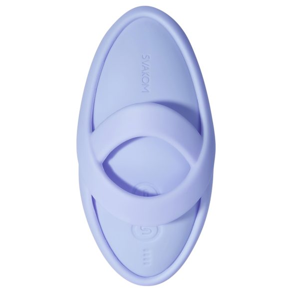 Svakom Echo 2 - vibrator pentru deget inteligent - silicon albastru