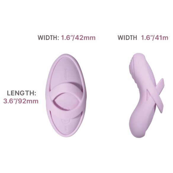Svakom Echo 2 - vibrator pentru deget inteligent - roz