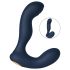 Svakom Iker Neo - vibrator anal interactiv, pulsatoriu (albastru)