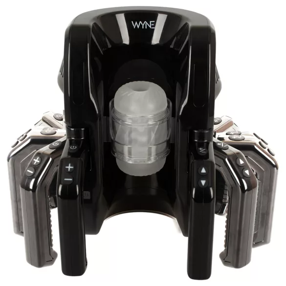 WYNE 10 - masturbator automat cu mâner - negru