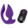 Smile - Vibrator anal și stimulator clitoris 2în1 - silicon mov