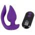 Smile - Vibrator anal și stimulator clitoris 2în1 - silicon mov