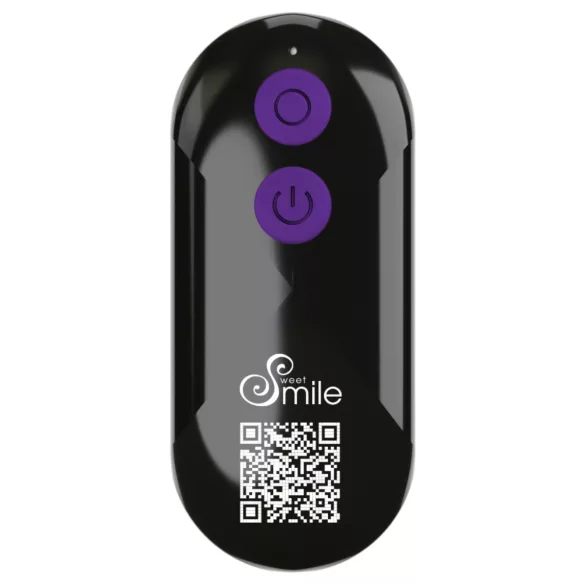 Smile - Vibrator anal și stimulator clitoris 2în1 - silicon mov