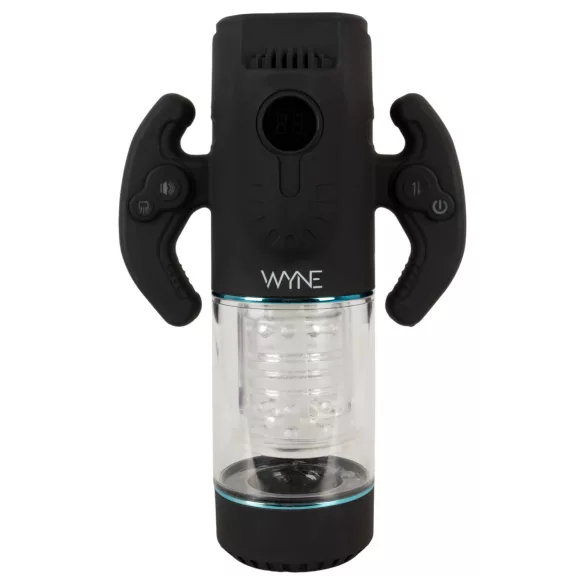 WYNE 11 - masturbator automat pentru bărbați - negru