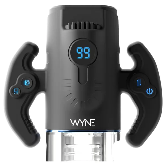 WYNE 11 - masturbator automat pentru bărbați - negru