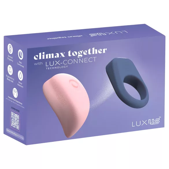 LUXUS Climax Together by Kiiroo - set de vibratoare pentru cuplu, magnetice, controlate prin aplicație