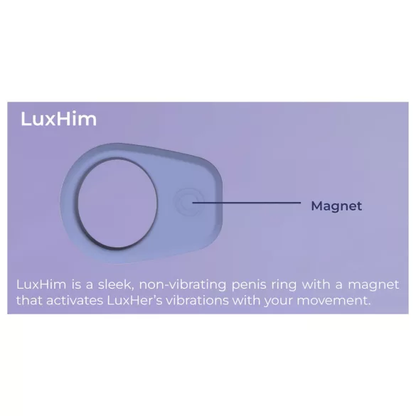 LUXUS Climax Together by Kiiroo - set de vibratoare pentru cuplu, magnetice, controlate prin aplicație