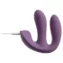 Beau Coeur Mireva - vibrator triplu cu brațe și telecomandă - mov