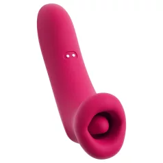   You2Toys Oral Fun - stimulator clitoridian cu aspirație și cu limbă (roz)