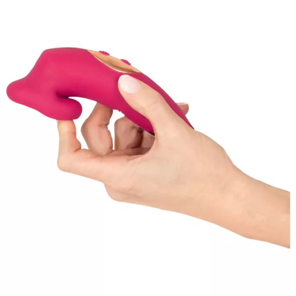 You2Toys Oral Fun - stimulator clitoridian cu aspirație și cu limbă (roz)