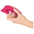 You2Toys Oral Fun - stimulator clitoridian cu aspirație și cu limbă (roz)