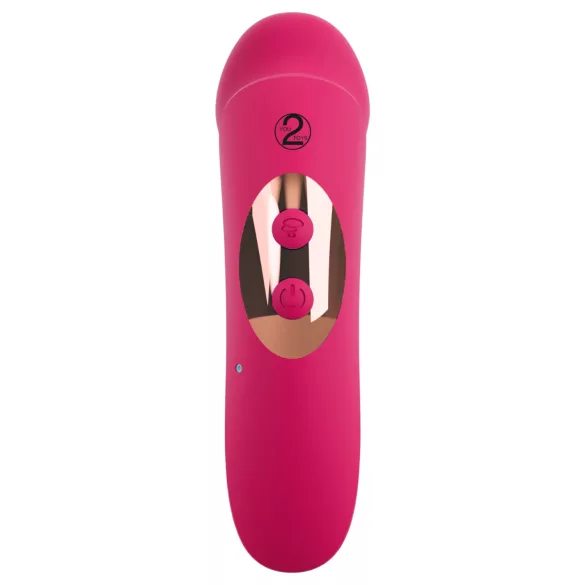 You2Toys Oral Fun - stimulator clitoridian cu aspirație și cu limbă (roz)