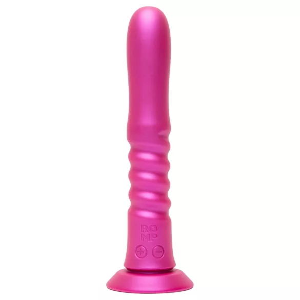 ROMP Jiggle - vibrator împingător cu ventuză (roz)