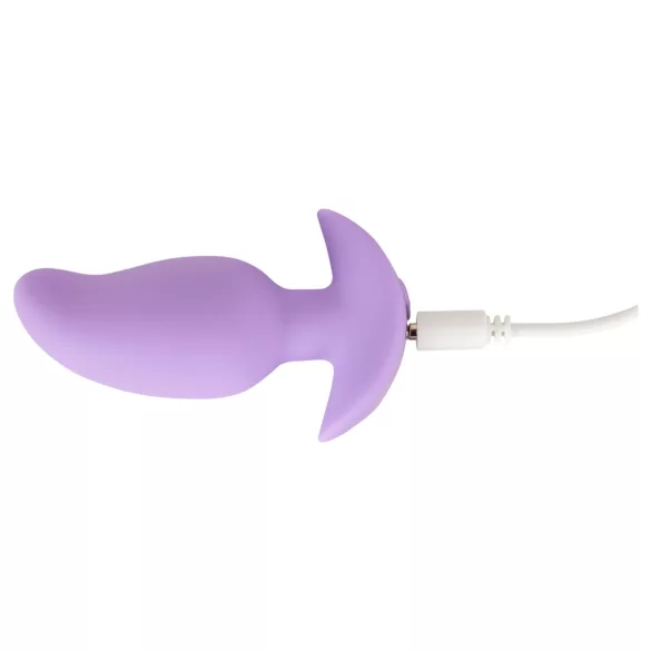 Cuties Mini - plug anal cu vibrații - silicon - mov