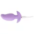 Cuties Mini - plug anal cu vibrații - silicon - mov