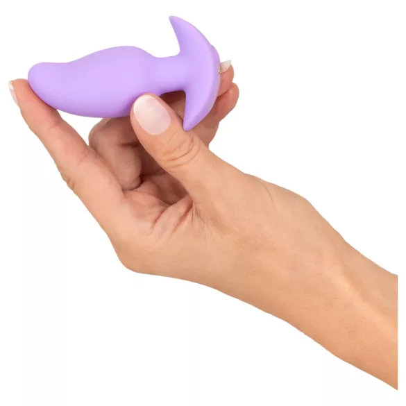 Cuties Mini - plug anal cu vibrații - silicon - mov