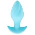 Cuties Mini - plug anal vibrant - silicon albastru
