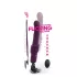 You2Toys - vibrator cu împingere, încălzire și telecomandă (mov)