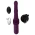 You2Toys - vibrator cu împingere, încălzire și telecomandă (mov)