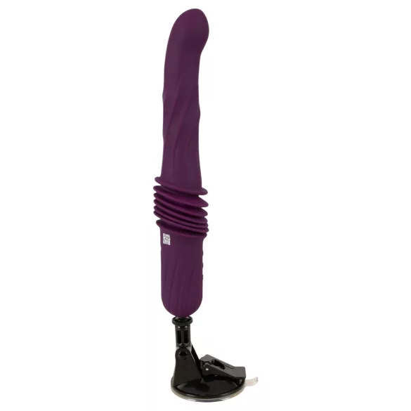 You2Toys - vibrator cu împingere, încălzire și telecomandă (mov)
