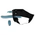 You2Toys - Vibrator cu iepuraș pentru strap-on, cu 3 piese și telecomandă (albastru)