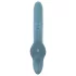 You2Toys - Vibrator cu iepuraș pentru strap-on, cu 3 piese și telecomandă (albastru)