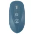 You2Toys - Vibrator cu iepuraș pentru strap-on, cu 3 piese și telecomandă (albastru)