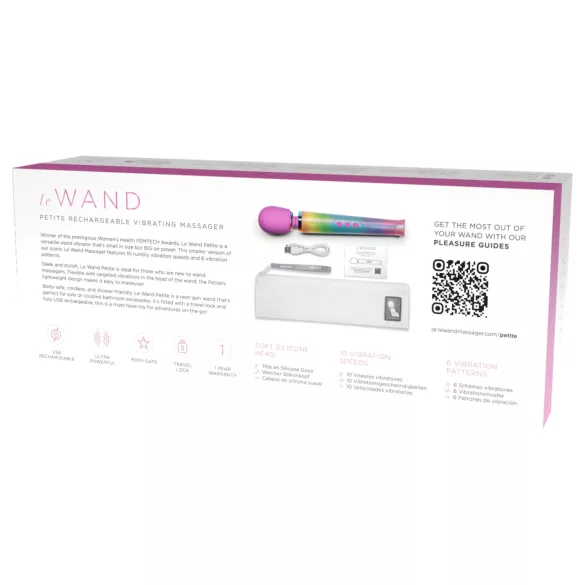 le Wand - vibrator de masaj - curcubeu