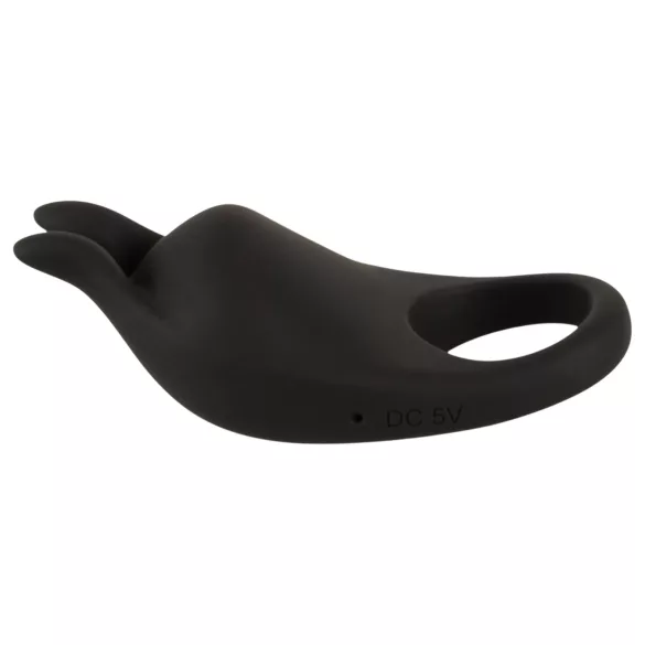 Couple Choice - inel pentru penis și vibrator punctul G - silicon gri