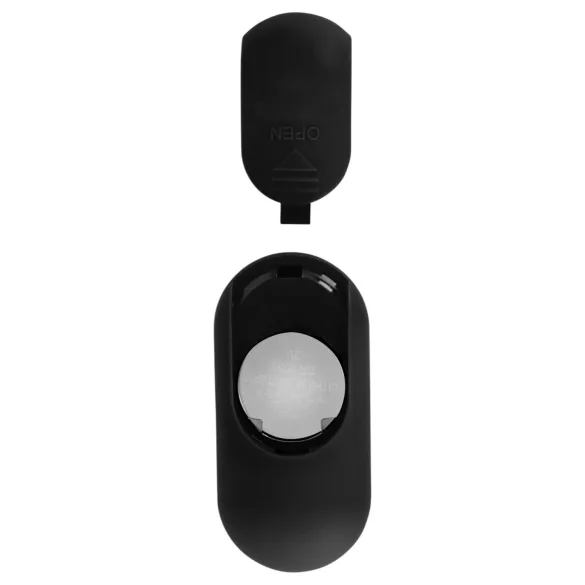 You2Toys - vibrator dublu cu curea, cu telecomandă (negru)