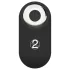 You2Toys - vibrator dublu cu curea, cu telecomandă (negru)