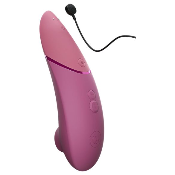 Womanizer Next - stimulator clitoris cu unde pulsatorii - roz - reîncărcabil