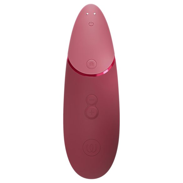 Womanizer Next - vibrator clitoridian cu unde de aer - reîncărcabil, bordo