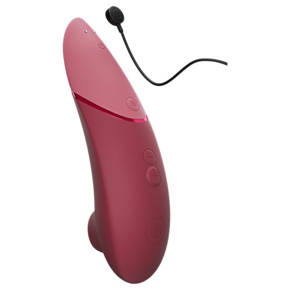 Womanizer Next - vibrator clitoridian cu unde de aer - reîncărcabil, bordo
