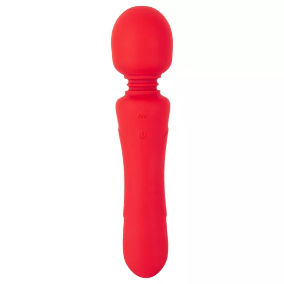Sweet Smile - vibrator wand cu acumulator, rezistent la apă (roșu)
